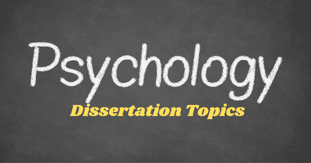 undergraduate psychology dissertation