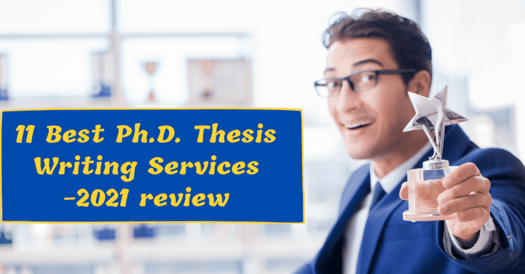 A man holding an award;Best Ph.D. Thesis Writing Services -2021 review