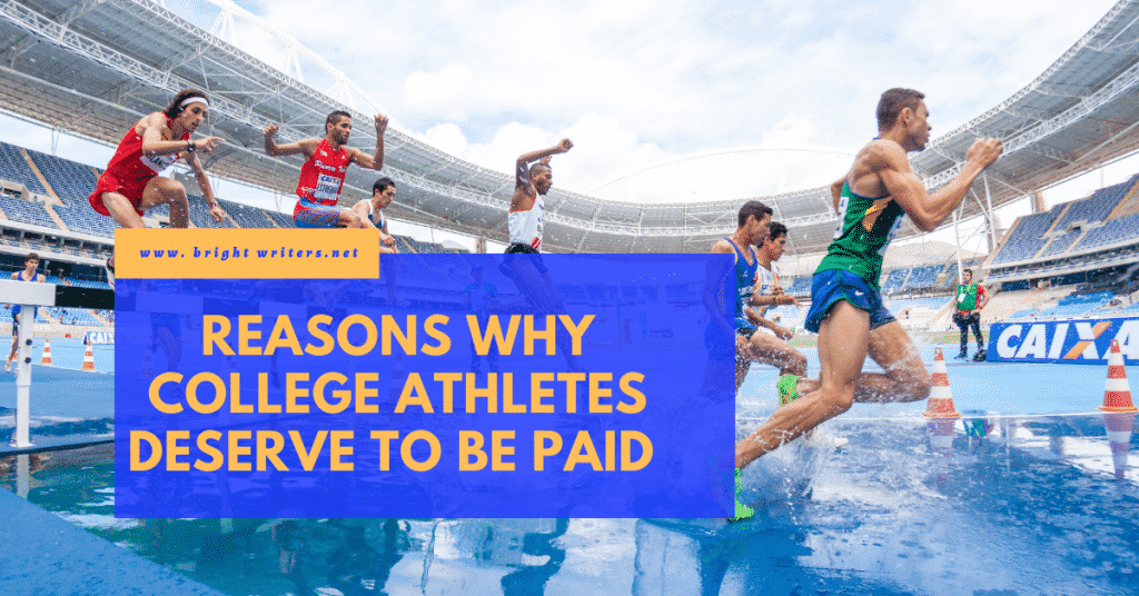Why College Athletes Should Be Paid-Athletes running