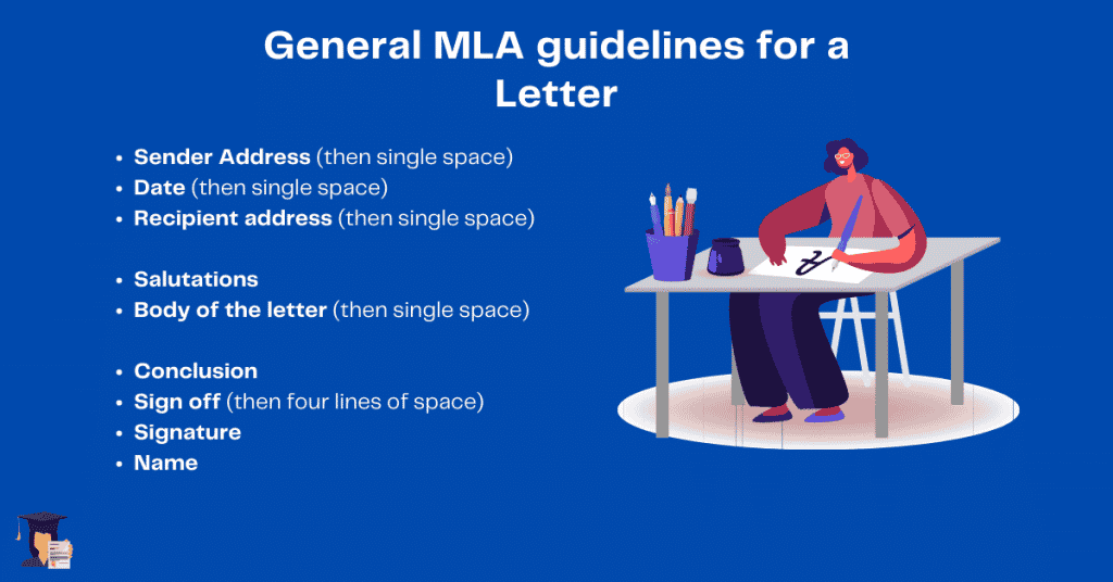 mla cover letter format