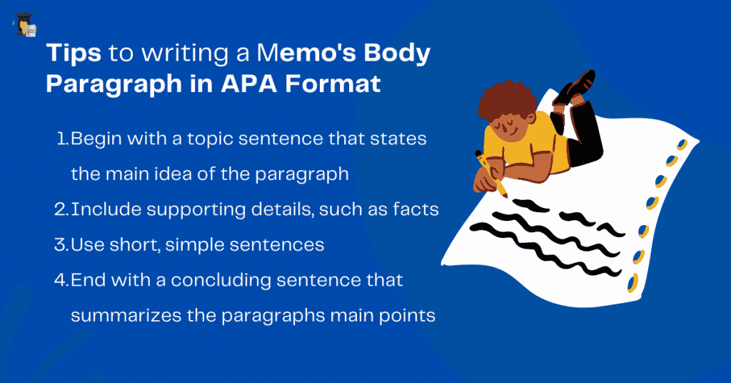 Tips to writing a memo's body- APA Memo Format