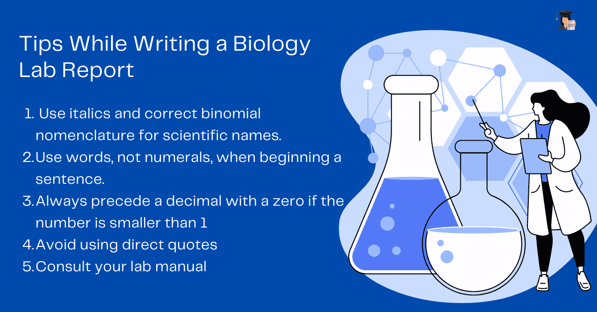 how to write a biology research report