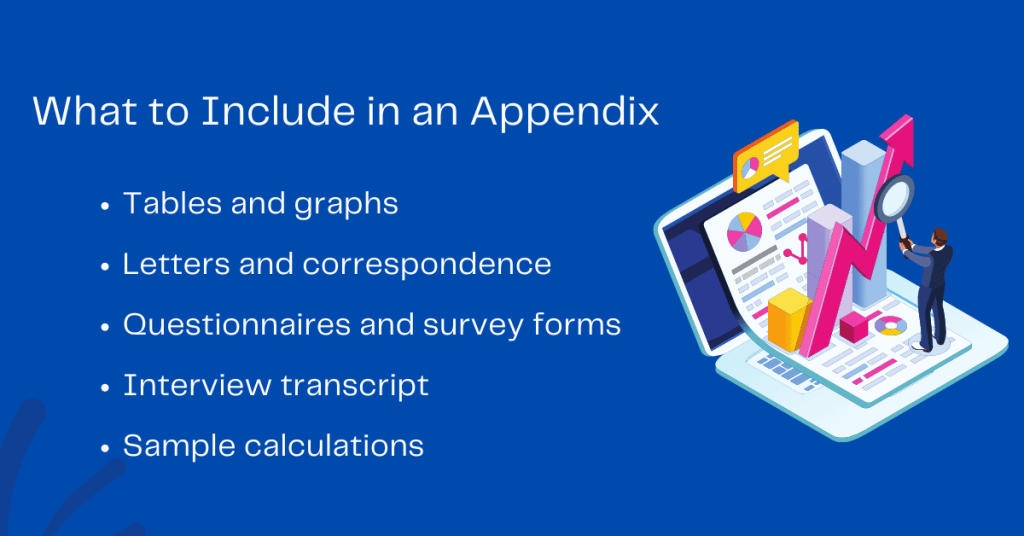 What to include in an appendix - Tips on How to Write an Appendix 